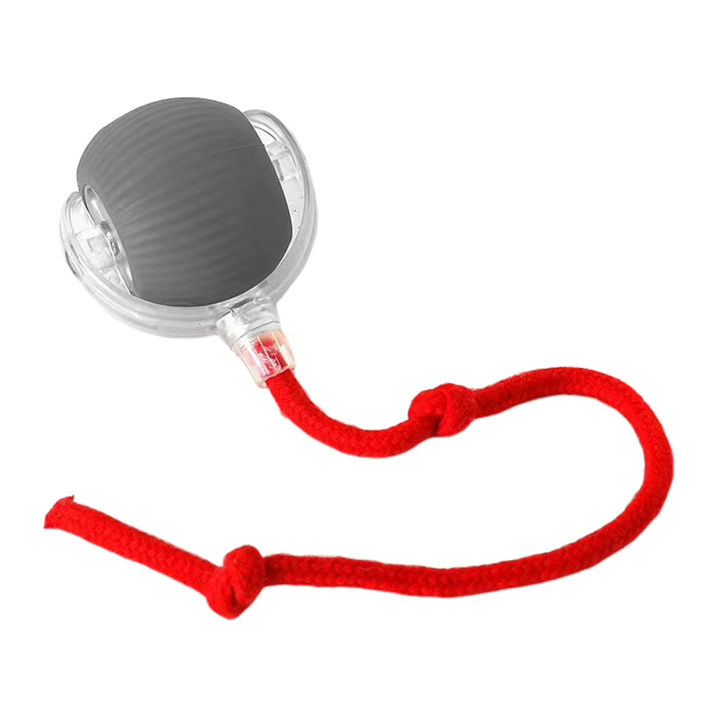 Interactive Automatic Rolling Ball Toy for Dogs and Cats - Plush Electric Chew Device
