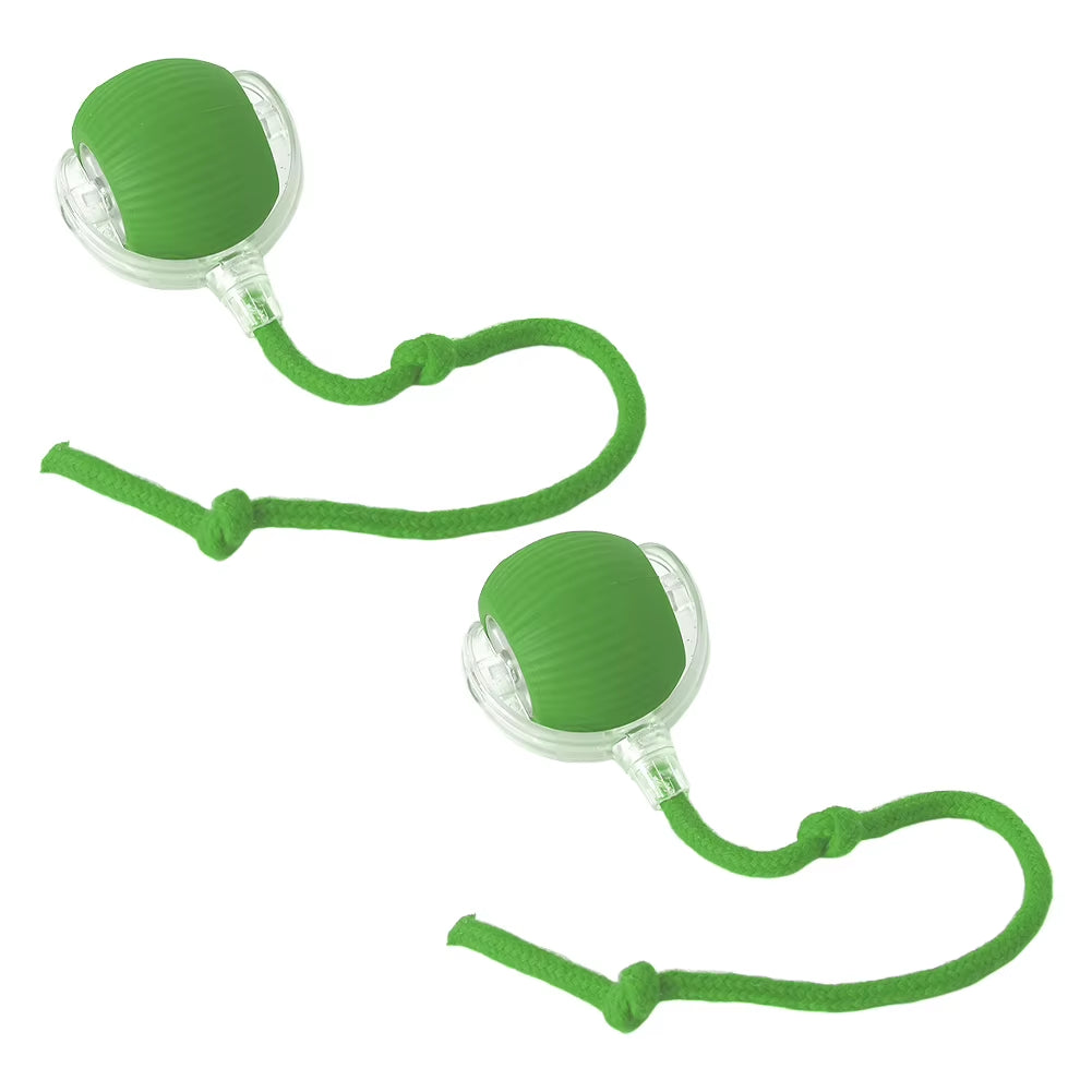 Interactive Automatic Rolling Ball Toy for Dogs and Cats - Plush Electric Chew Device