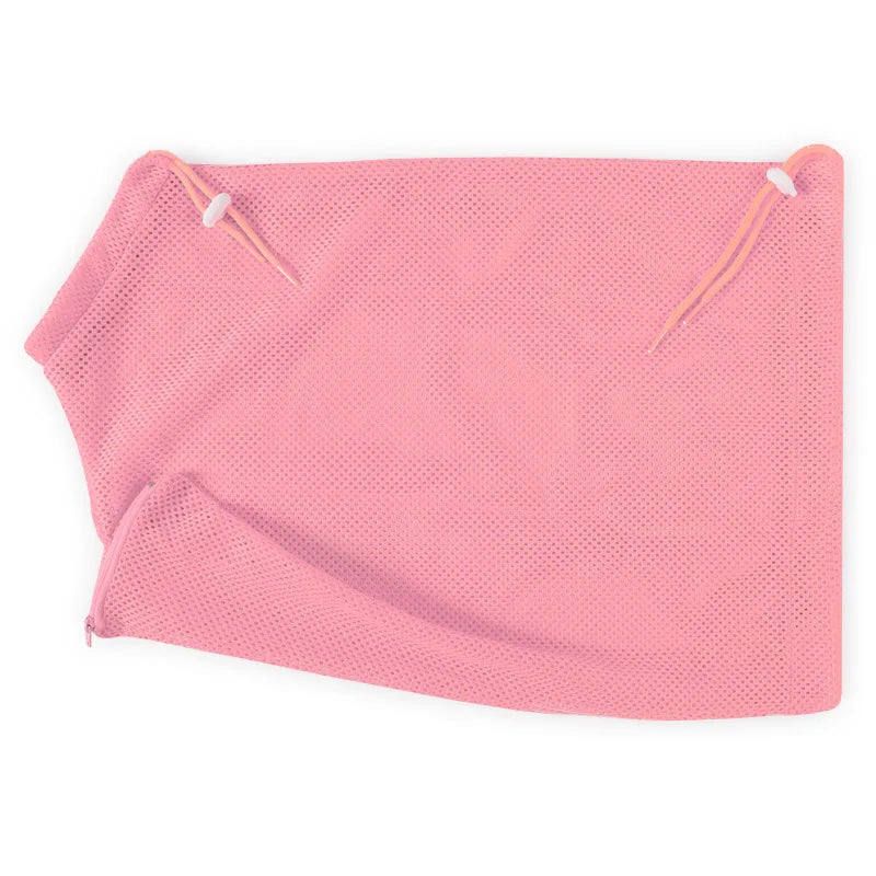 Adjustable Mesh Cat Grooming and Bathing Bag for Nail Trimming and Restraint