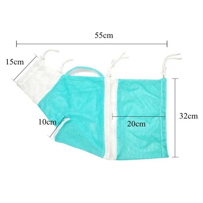 Adjustable Mesh Cat Grooming and Bathing Bag for Nail Trimming and Restraint