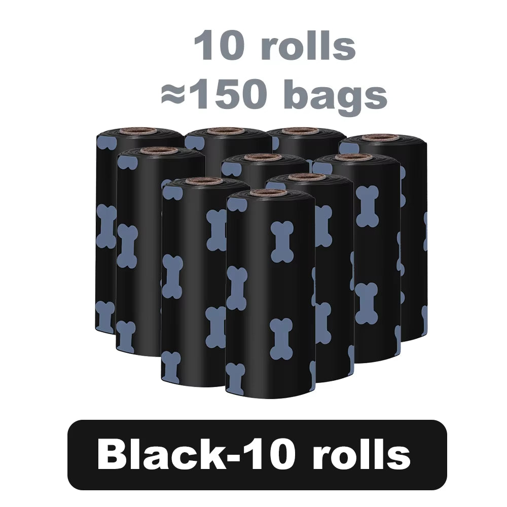 LED Dog Waste Bag Dispenser with Eco-Friendly Degradable Bags - Portable Pet Clean-Up Solution for Dogs and Cats