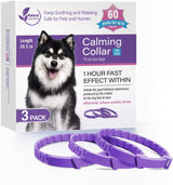 Adjustable Calming Pheromone Collars for Dogs and Cats - Comfortable Anxiety Relief Accessories for Puppies, Kittens, and Large Dogs