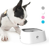 1.5L Non-Spill ABS Plastic Dog and Cat Water Dispenser Bowl with Floating Design