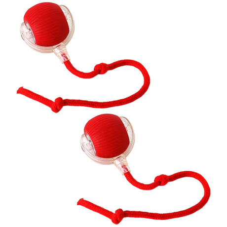 Interactive Automatic Rolling Ball Toy for Dogs and Cats - Plush Electric Chew Device