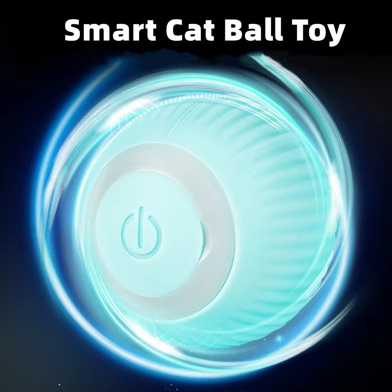 Automatic Rolling Electric Cat Toy - Interactive Self-Propelling Training Device for Indoor Engagement