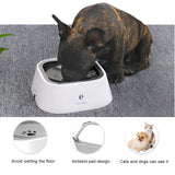 1.5L Non-Spill ABS Plastic Dog and Cat Water Dispenser Bowl with Floating Design