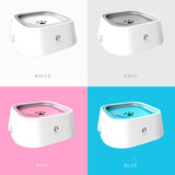 1.5L Non-Spill ABS Plastic Dog and Cat Water Dispenser Bowl with Floating Design