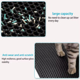 Premium Waterproof Cat Litter Mat with Dual Layer Non-Slip Design - Washable Pet Litter Box Mat and Gift Pad for Easy Cleanup