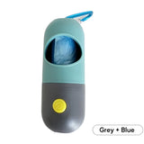 LED Dog Waste Bag Dispenser with Eco-Friendly Degradable Bags - Portable Pet Clean-Up Solution for Dogs and Cats